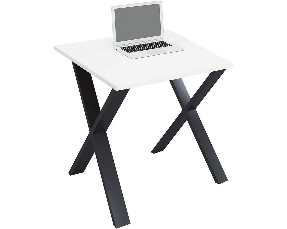 VCM Schreibtisch Lona, quadratisch, X-Fuß von VCM