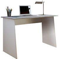 VCM Schreibtisch "Masola Maxi"  Weiß/Beton-Optik von VCM