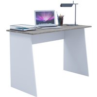 VCM Schreibtisch "Masola Maxi" Weiß / Sonoma-Eiche von VCM