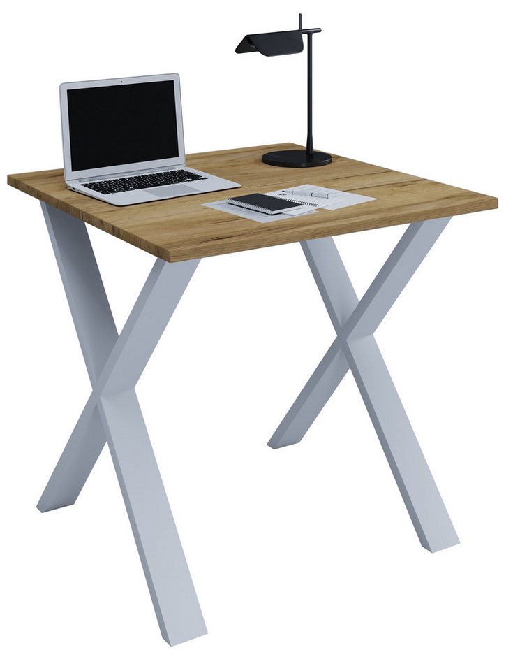 VCM Schreibtisch Schreibtisch Bürotisch Computertisch 80x80 Lona X von VCM