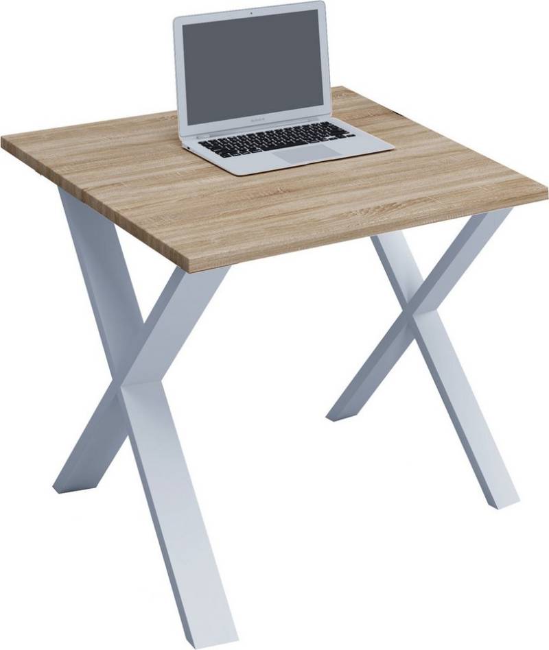 VCM Schreibtisch Schreibtisch Bürotisch Computertisch 80x80 Lona X von VCM