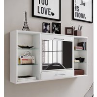 VCM Schreibtisch »Teala«, BxHxL: 19,7 x 60 x 115 cm - weiss von VCM