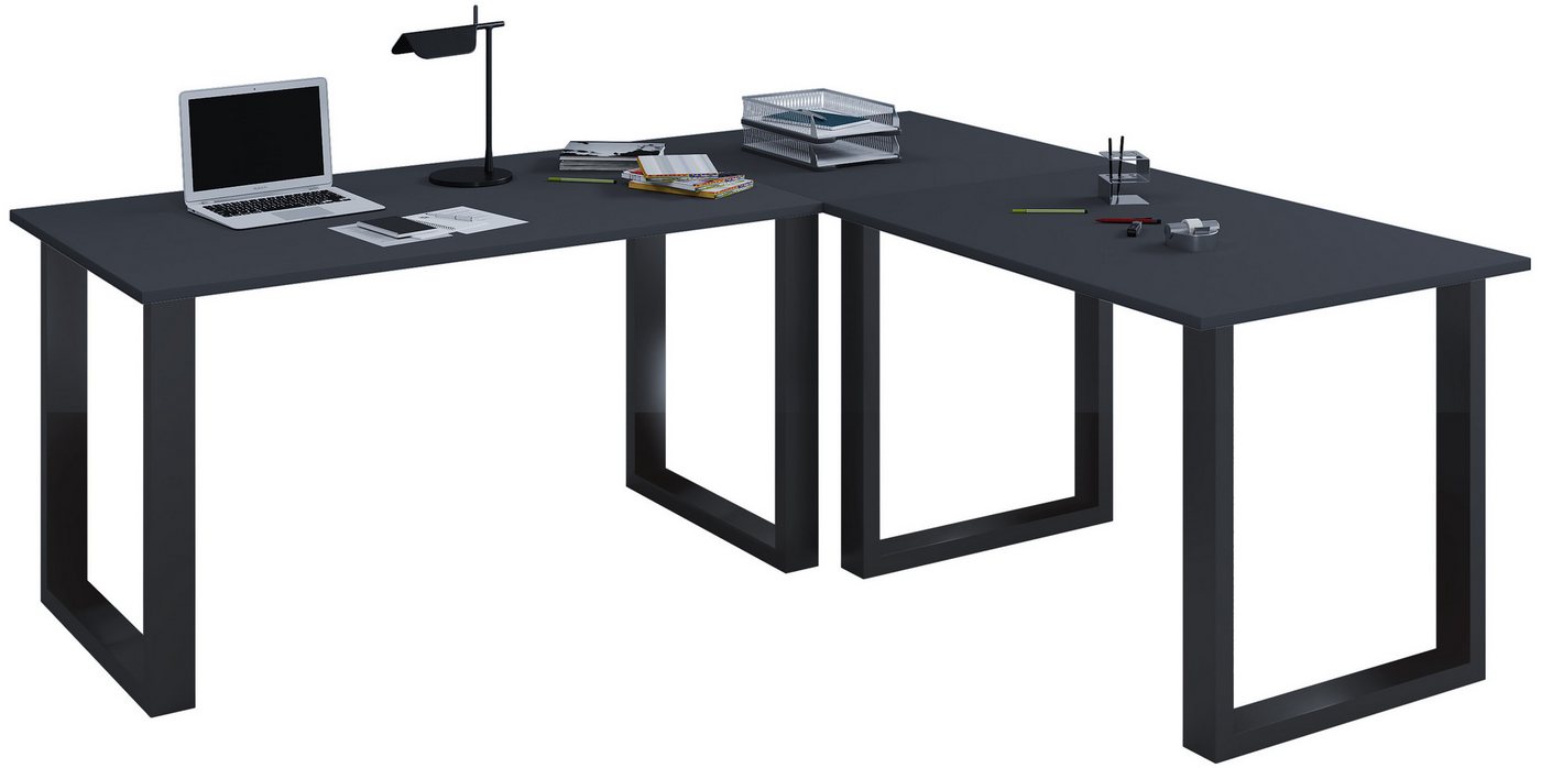 VCM Schreibtisch U Schreibtisch Eckschreibtisch L Form 220x220x80 VCM Schreibtisch U Schreibtisch Eckschreibtisch L Form 220x220x80 von VCM