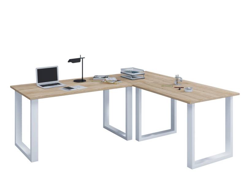 VCM Schreibtisch U Schreibtisch Eckschreibtisch L Form 220x220x80 VCM Schreibtisch U Schreibtisch Eckschreibtisch L Form 220x220x80 von VCM