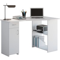 VCM Schreibtisch "VCM Computertisch  Eckschreibtisch mit Schublade  Maße ca. H. 76 x B. 118 x T. 77 cm  Schreibtisch - Linzia", (Linzia) von VCM