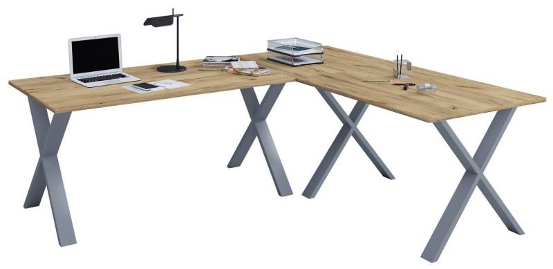 VCM Schreibtisch X Schreibtisch Eckschreibtisch L Form 160x160x80 VCM Schreibtisch X Schreibtisch Eckschreibtisch L Form 160x160x80 von VCM