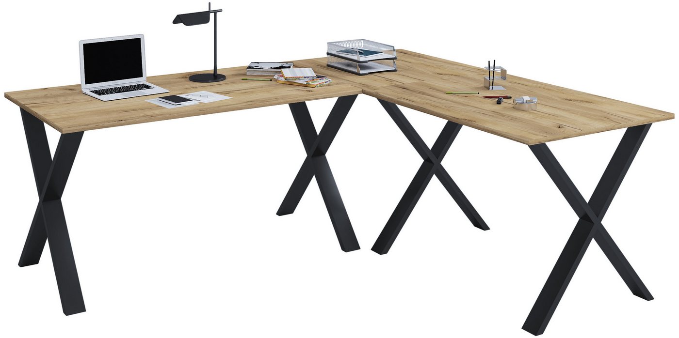 VCM Schreibtisch X Schreibtisch Eckschreibtisch L Form 190x190x80 VCM Schreibtisch X Schreibtisch Eckschreibtisch L Form 190x190x80 von VCM