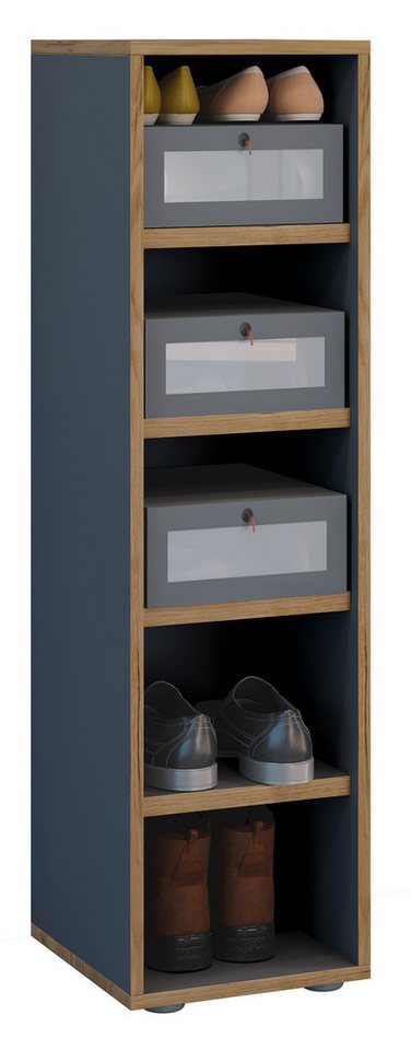 VCM Schuhregal Holz Regal Schuhschrank Schuhregal Salia B30 von VCM