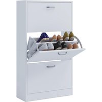 Schuhschrank „Zindos L“ weiß von VCM