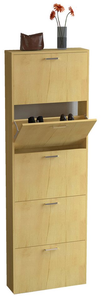 VCM Schuhschrank Holz Schuhregal Schuhschrank Schuhkipper Sulos XL von VCM