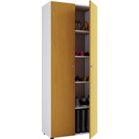 VCM Schuhschrank »Vandol I«, BxHxL: 39 x 180 x 71 cm, Holzwerkstoff - weiss von VCM