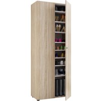 Schuhschrank "Vandol l" mit Türen 9 Fächer Sonoma-Eiche von VCM