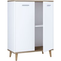 Sideboard "Landos" Weiß/Honig-Eiche von VCM
