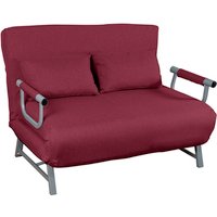 VCM Schlafsofa, BxH: 127 x 95 cm, bis max. 120 kg - rot von VCM