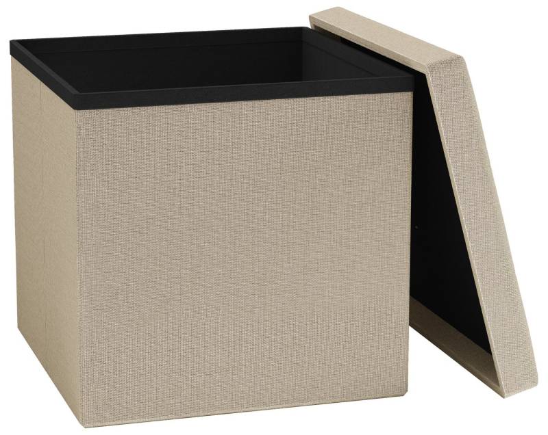 VCM Sitztruhe Stoff Sitztruhe Sitzbank Truhe Box Hocker Boxas von VCM