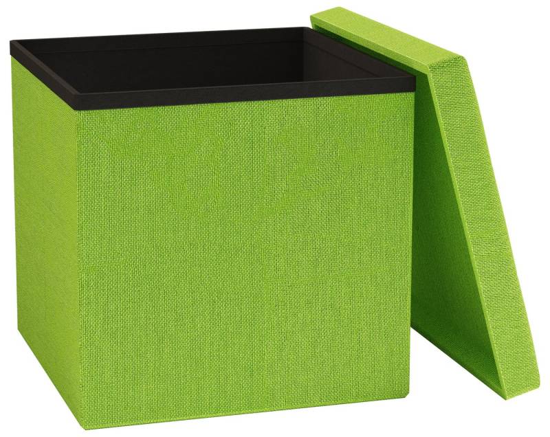 VCM Sitztruhe Stoff Sitztruhe Sitzbank Truhe Box Hocker Boxas von VCM