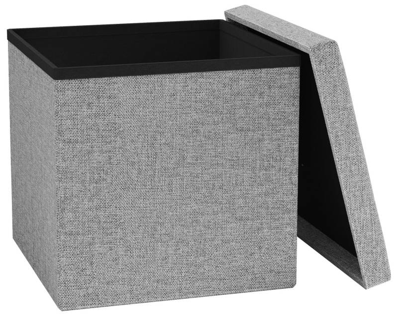 VCM Sitztruhe Stoff Sitztruhe Sitzbank Truhe Box Hocker Boxas von VCM