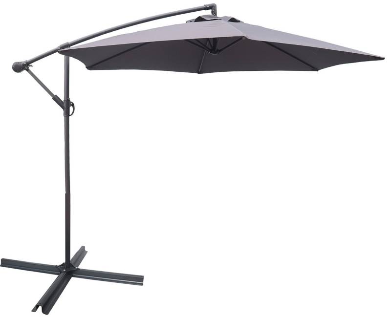 VCM Sonnenschirm Ampelschirm Terrassenschirm Schirm eckig UV-Schutz von VCM