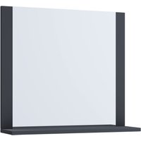Spiegel Lendas mit Ablage 60 cm Anthrazit von VCM