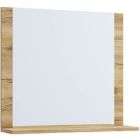 Spiegel Lendas mit Ablage 60 cm Honig-Eiche von VCM