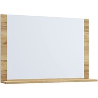 Spiegel Lendas mit Ablage 80 cm Honig-Eiche von VCM
