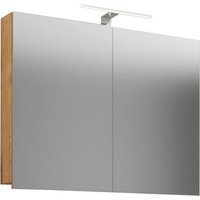 VCM Spiegelschrank, HxT: 59,2 x 12 cm - beige von VCM