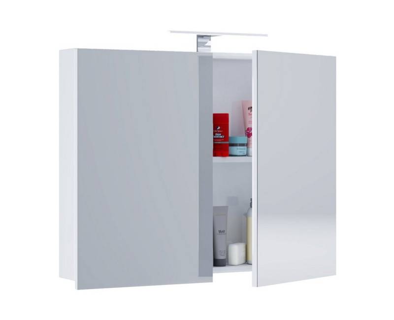 VCM Spiegelschrank Holz Badmöbel Spiegelschrank Spiegel Badinos 60 cm von VCM