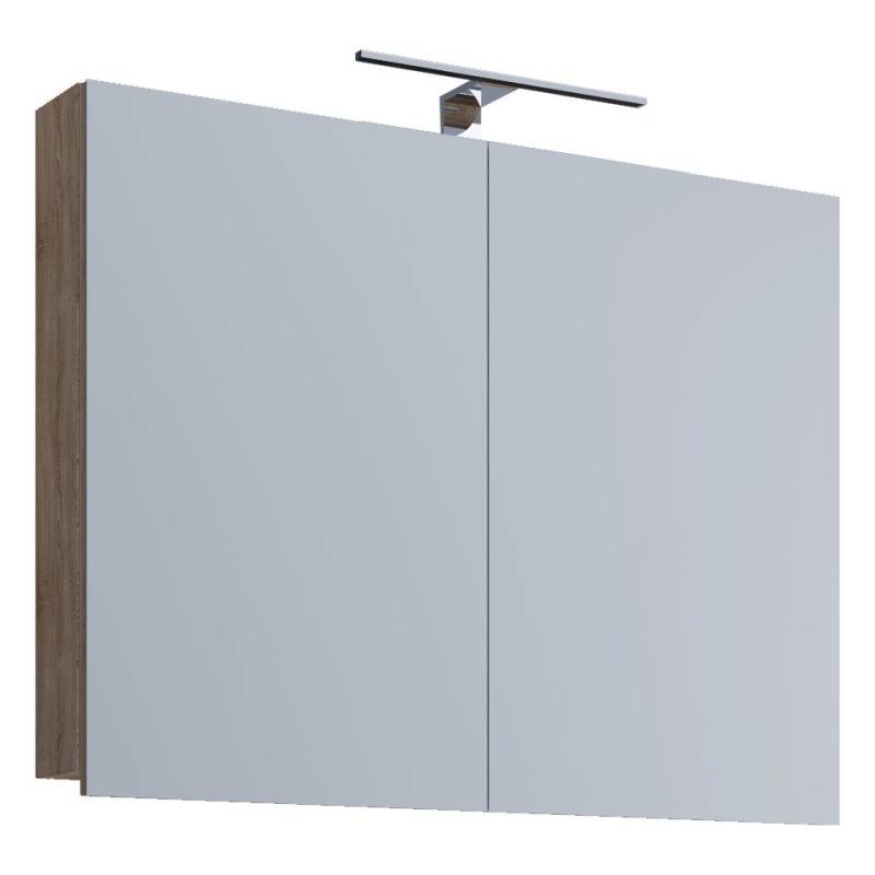VCM Spiegelschrank Holz Badmöbel Spiegelschrank Spiegel Badinos 80 cm von VCM
