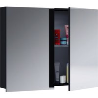 VCM Spiegelschrank »VCB 1«, 2-türig, BxH: 60 x 59 cm, - schwarz von VCM