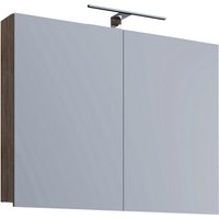VCM Spiegelschrank »VCB 1«, BxHxT: 60 x x 12 cm, 2-türig, eiche - braun von VCM