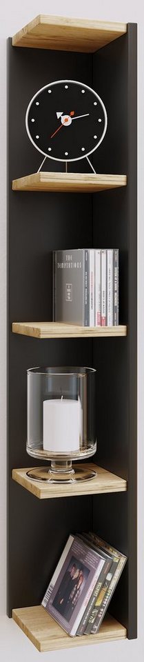 VCM Standregal Holz Stand Regal Aufbewahrung Deko Eckregal Honsa von VCM