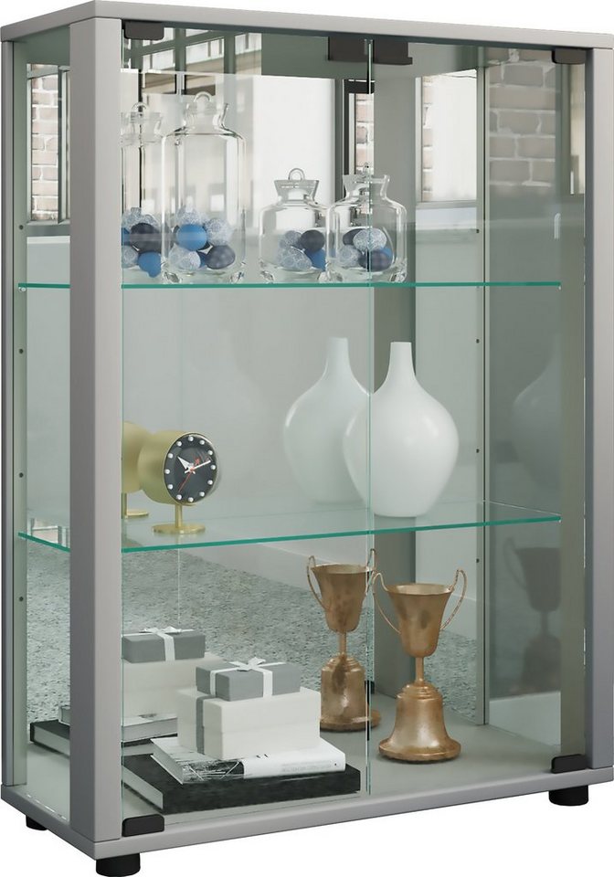 VCM Standvitrine Glas Stand Vitrine Sammelvitrine Sintalo Spiegel VCM Standvitrine Glas Stand Vitrine Sammelvitrine Sintalo Spiegel von VCM