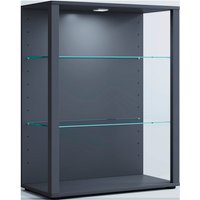 VCM Standvitrine »Glasol«, BxHxL: 70 x 90 x 35 cm - grau von VCM