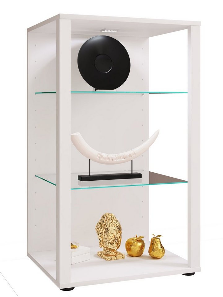 VCM Standvitrine Holz Glas Stand Vitrine Sammelvitrine Glasol XL VCM Standvitrine Holz Glas Stand Vitrine Sammelvitrine Glasol XL von VCM