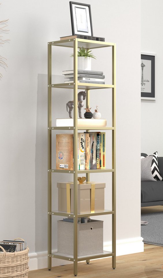 VCM Standvitrine Metall Glas Stand Vitrine Regal Vinali M von VCM