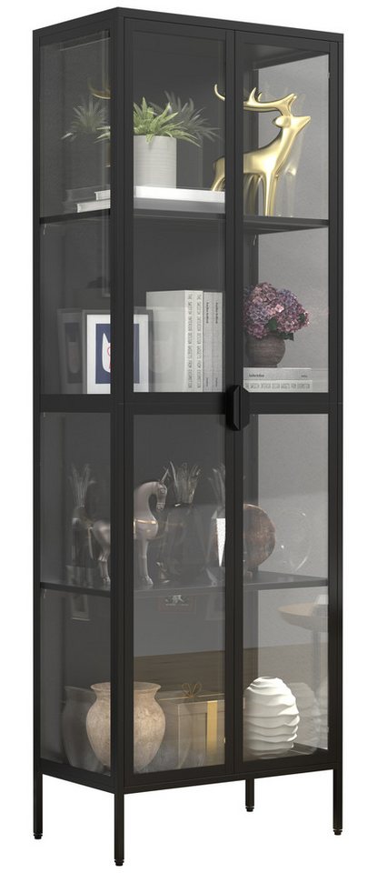 VCM Standvitrine Stahl Standvitrine Vitrine Schaukasten Floka XXL VCM Standvitrine Stahl Standvitrine Vitrine Schaukasten Floka XXL von VCM