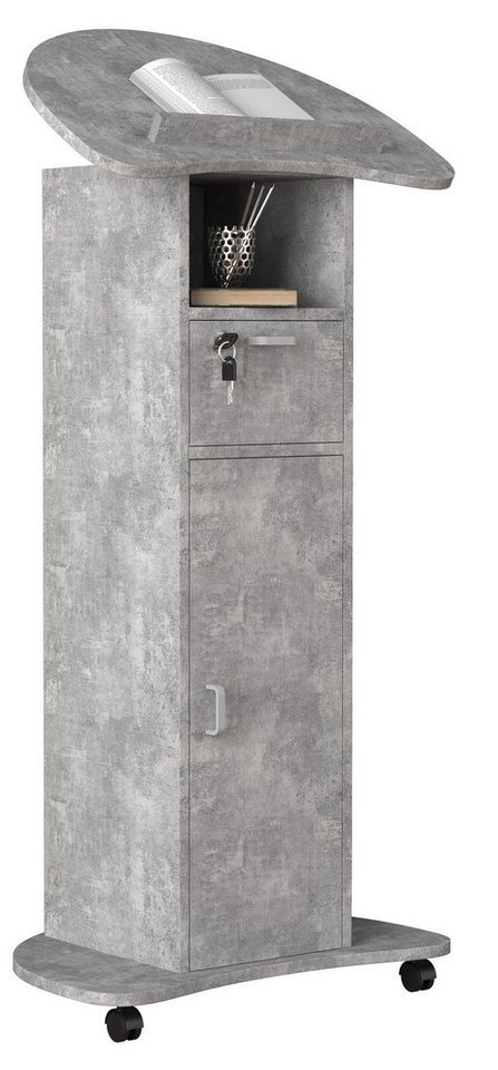 VCM Stehpult Holz Stehpult Rednerpult Stehtisch Rollen Redola T VCM Stehpult Holz Stehpult Rednerpult Stehtisch Rollen Redola T von VCM