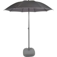 Strand-Sonnenschirm Ø 2,0m Anthrazit von VCM