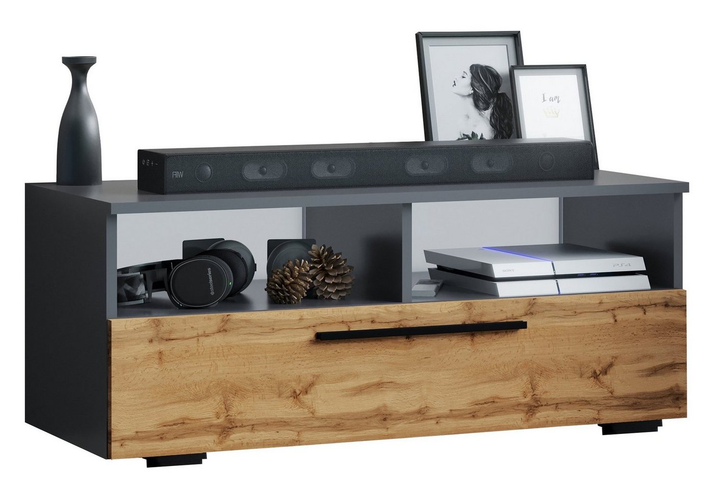 VCM TV-Board Holz TV Lowboard Möbel Fernsehschrank Arila L VCM TV-Board Holz TV Lowboard Möbel Fernsehschrank Arila L von VCM