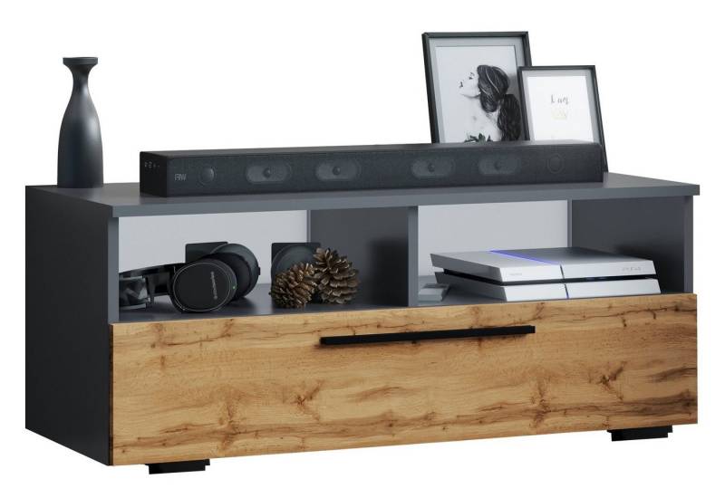 VCM TV-Board Holz TV Lowboard Möbel Fernsehschrank Arila L von VCM