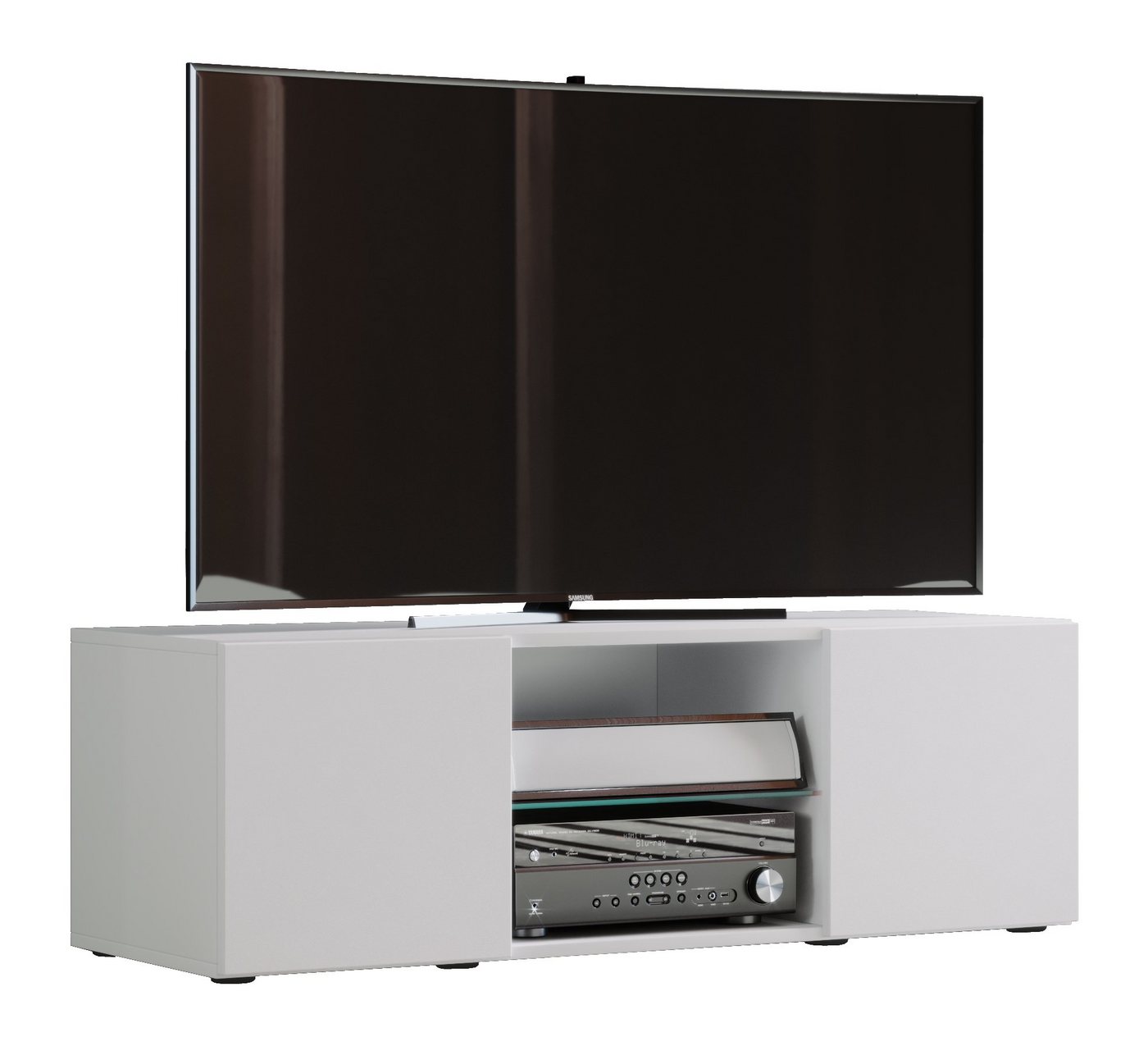 VCM TV-Board Holz TV Lowboard Möbel Fernsehschrank Lowina von VCM