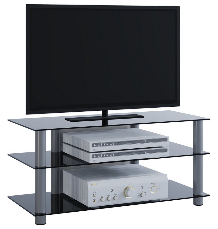 VCM TV-Board TV Möbel Sideboard Fernseh Rack Alu Glas Netasa VCM TV-Board TV Möbel Sideboard Fernseh Rack Alu Glas Netasa von VCM