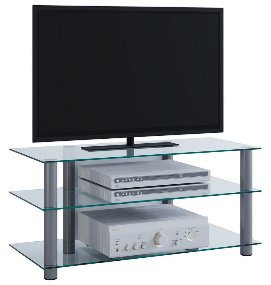 VCM TV-Board TV Möbel Sideboard Fernseh Rack Alu Glas Netasa VCM TV-Board TV Möbel Sideboard Fernseh Rack Alu Glas Netasa von VCM