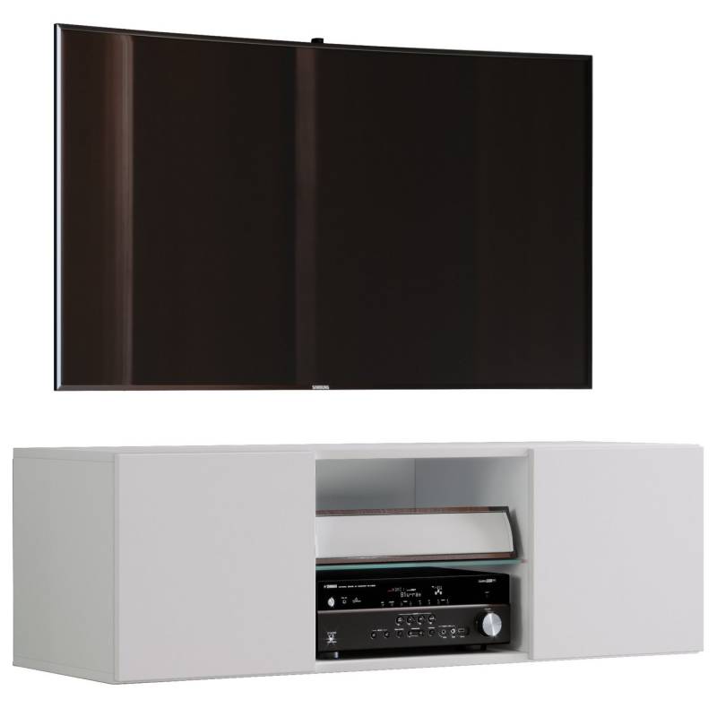 VCM TV-Board TV Wand Hänge Lowboard Fernsehschrank Jusa 115 von VCM