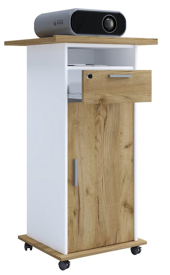 VCM TV-Rack Tisch Möbel Wagen Beamer Projektor Neta Tür von VCM