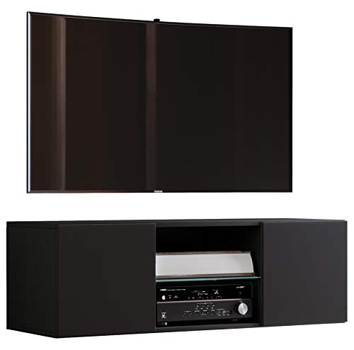 VCM TV Möbel | Wandboard | Lowboard hängend | Maße H. 40 x B. 115 x T. 36 cm | Wandschrank - Jusa von VCM