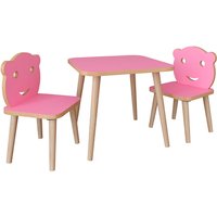 VCM Tisch-Set »LiLuLa«, BxHxL: 110 x 52 x 50 cm - rosa von VCM