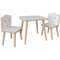 VCM Tisch-Set »LiLuLa«, BxHxL: 110 x 52 x 50 cm - weiss VCM Tisch-Set »LiLuLa«, BxHxL: 110 x 52 x 50 cm - weiss von VCM
