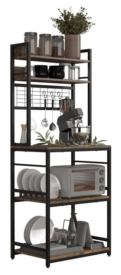 VCM Unterschrank Küchenregal Kommode Buffet Mikrowelle Kolari von VCM