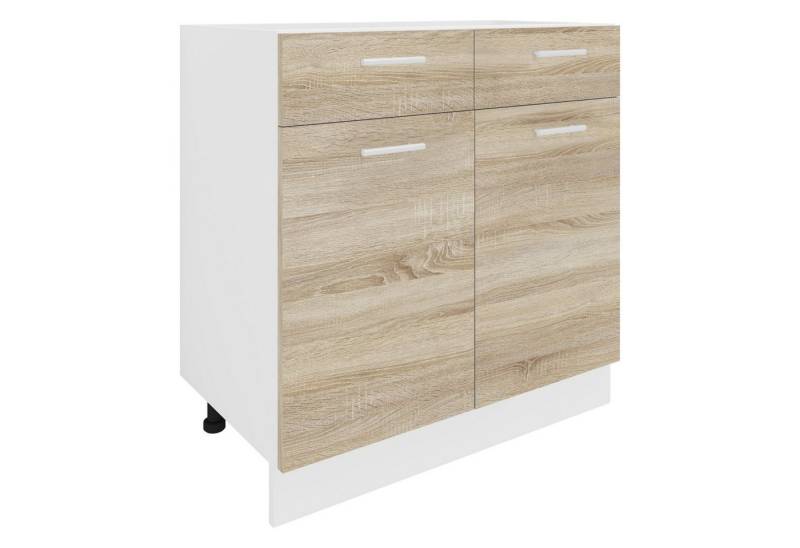 VCM Unterschrank Küchenschrank B 80 cm Unterschrank Schublade Esilo von VCM